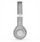 The Wrinkled Silver Surface Skin for the Beats by Dre Solo 2 Headphones