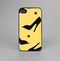 The Yellow & Black High-Heel Pattern V12 Skin-Sert for the Apple iPhone 4-4s Skin-Sert Case