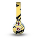 The Yellow & Black High-Heel Pattern V12 Skin for the Beats by Dre Mixr Headphones