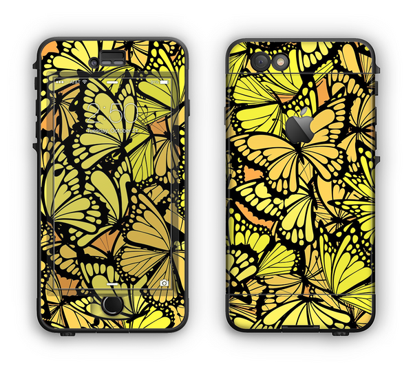 The Yellow Butterfly Bundle Apple iPhone 6 LifeProof Nuud Case Skin Set