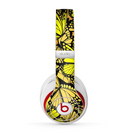 The Yellow Butterfly Bundle Skin for the Beats by Dre Studio (2013+ Version) Headphones