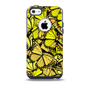 The Yellow Butterfly Bundle Skin for the iPhone 5c OtterBox Commuter Case