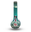 The Yellow Elegant Lace on Green Skin for the Beats by Dre Mixr Headphones