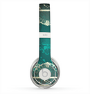 The Yellow Elegant Lace on Green Skin for the Beats by Dre Solo 2 Headphones