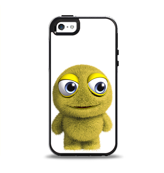 The Yellow Fuzzy Wuzzy Creature Apple iPhone 5-5s Otterbox Symmetry Case Skin Set