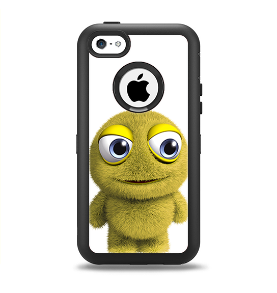 The Yellow Fuzzy Wuzzy Creature Apple iPhone 5c Otterbox Defender Case Skin Set