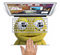 The Yellow Fuzzy Wuzzy Creature Skin Set for the Apple MacBook Air 13"