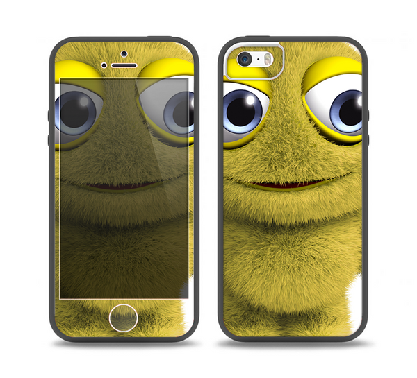 The Yellow Fuzzy Wuzzy Creature Skin Set for the iPhone 5-5s Skech Glow Case