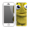 The Yellow Fuzzy Wuzzy Creature Skin for the Apple iPhone 5c
