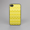 The Yellow Gradient Layered Chevron Skin-Sert for the Apple iPhone 4-4s Skin-Sert Case