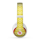 The Yellow Gradient Layered Chevron Skin for the Beats by Dre Studio (2013+ Version) Headphones