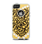 The Yellow Heart Shaped Leopard Apple iPhone 5-5s Otterbox Commuter Case Skin Set