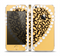 The Yellow Heart Shaped Leopard Skin Set for the Apple iPhone 5s