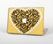 The Yellow Heart Shaped Leopard Skin Set for the Apple MacBook Pro 13"   (A1278)