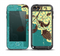 The Yellow Lace and Flower on Teal Skin for the iPod Touch 5th Generation frē LifeProof Case