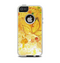 The Yellow Leaf-Imprinted Paint Splatter Apple iPhone 5-5s Otterbox Commuter Case Skin Set
