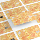 The Yellow Orange Tiny Hearts of a Whole  - Premium Protective Decal Skin-Kit for the Apple Credit Card