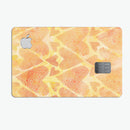 The Yellow Orange Tiny Hearts of a Whole  - Premium Protective Decal Skin-Kit for the Apple Credit Card