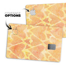 The Yellow Orange Tiny Hearts of a Whole  - Premium Protective Decal Skin-Kit for the Apple Credit Card