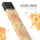 The Yellow Orange Tiny Hearts of a Whole  - Premium Decal Protective Skin-Wrap Sticker compatible with the Juul Labs vaping device