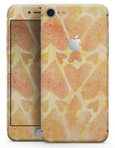 The Yellow Orange Tiny Hearts of a Whole  - Skin-kit for the iPhone 8 or 8 Plus
