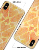 The Yellow Orange Tiny Hearts of a Whole  - iPhone X Clipit Case