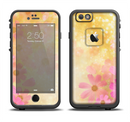 The Yellow & Pink Flowerland Apple iPhone 6/6s LifeProof Fre Case Skin Set