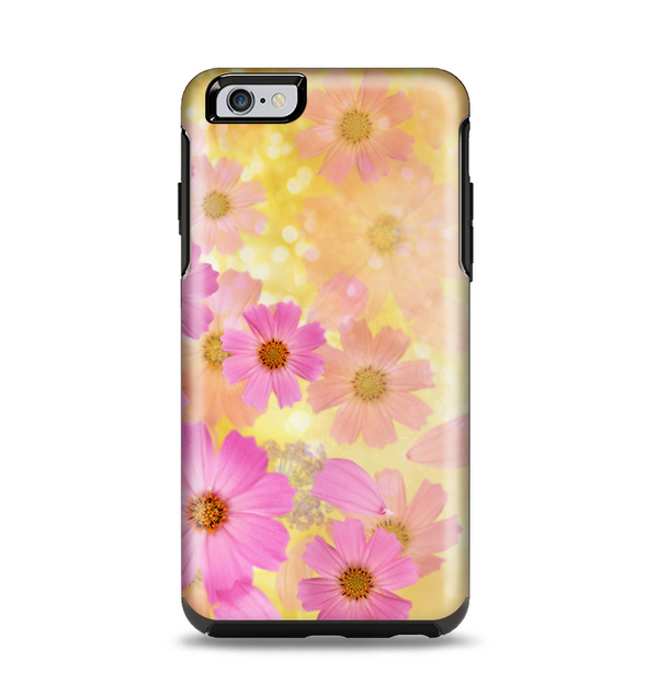 The Yellow & Pink Flowerland Apple iPhone 6 Plus Otterbox Symmetry Case Skin Set