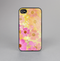 The Yellow & Pink Flowerland Skin-Sert for the Apple iPhone 4-4s Skin-Sert Case