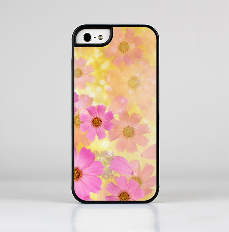 The Yellow & Pink Flowerland Skin-Sert Case for the Apple iPhone 5/5s