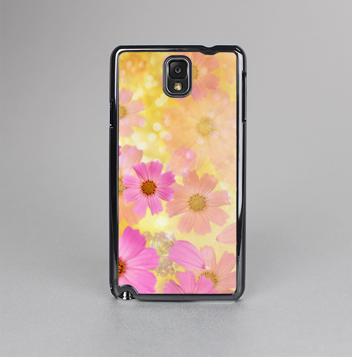 The Yellow & Pink Flowerland Skin-Sert Case for the Samsung Galaxy Note 3