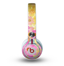 The Yellow & Pink Flowerland Skin for the Beats by Dre Mixr Headphones