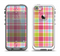 The Yellow & Pink Plaid Apple iPhone 5-5s LifeProof Fre Case Skin Set