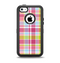 The Yellow & Pink Plaid Apple iPhone 5c Otterbox Defender Case Skin Set