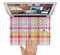 The Yellow & Pink Plaid Skin Set for the Apple MacBook Pro 15" with Retina Display