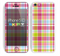 The Yellow & Pink Plaid Skin for the Apple iPhone 5c