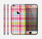The Yellow & Pink Plaid Skin for the Apple iPhone 6