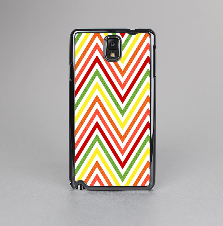 The Yellow & Red Vintage Chevron Pattern Skin-Sert Case for the Samsung Galaxy Note 3