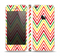 The Yellow & Red Vintage Chevron Pattern Skin Set for the Apple iPhone 5s