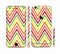 The Yellow & Red Vintage Chevron Pattern Sectioned Skin Series for the Apple iPhone 6 Plus
