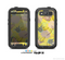 The Yellow & Vintage Tan & Gold Vector Birds with Flowers Skin For The Samsung Galaxy S3 LifeProof Case