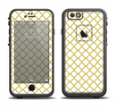 The Yellow & White Seamless Morocan Pattern V2 Apple iPhone 6/6s LifeProof Fre Case Skin Set