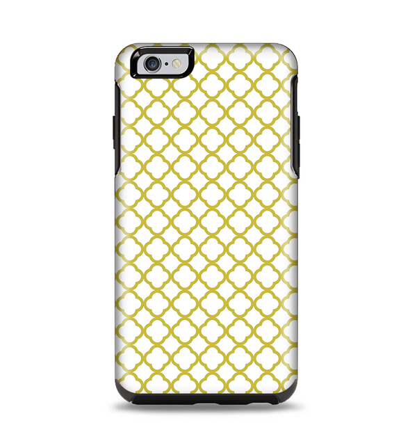 The Yellow & White Seamless Morocan Pattern V2 Apple iPhone 6 Plus Otterbox Symmetry Case Skin Set