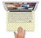 The Yellow & White Seamless Morocan Pattern V2 Skin Set for the Apple MacBook Pro 15" with Retina Display