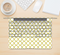 The Yellow & White Seamless Morocan Pattern V2 Skin Kit for the 12" Apple MacBook (A1534)
