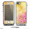 The Yellow & Pink Flowerland Skin for the iPhone 5-5s NUUD LifeProof Case for the lifeproof skins