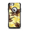 The Yellow and Brown Pastel Flowers Apple iPhone 6 Otterbox Commuter Case Skin Set