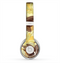 The Yellow and Brown Pastel Flowers Skin for the Beats by Dre Solo 2 Headphones
