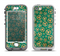 The Yellow and Green Recycle Pattern Apple iPhone 5-5s LifeProof Nuud Case Skin Set