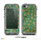 The Yellow and Green Recycle Pattern Skin for the iPhone 5c nüüd LifeProof Case